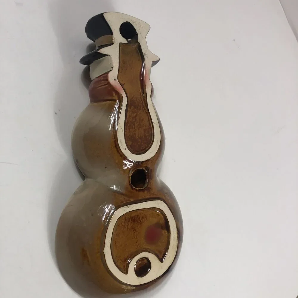 Vintage Ceramic Snowman Serving Dish 5